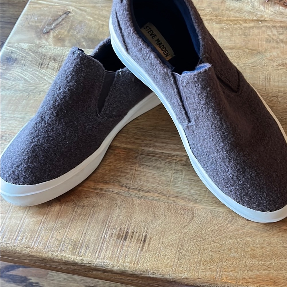 Steve Madden Men's Brown Slip-On Shoes